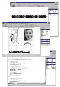 Smartist laser marking software screenshots